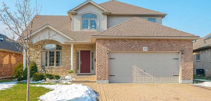 Number of Listings and Homes Available Within 550K Range in St Catharines